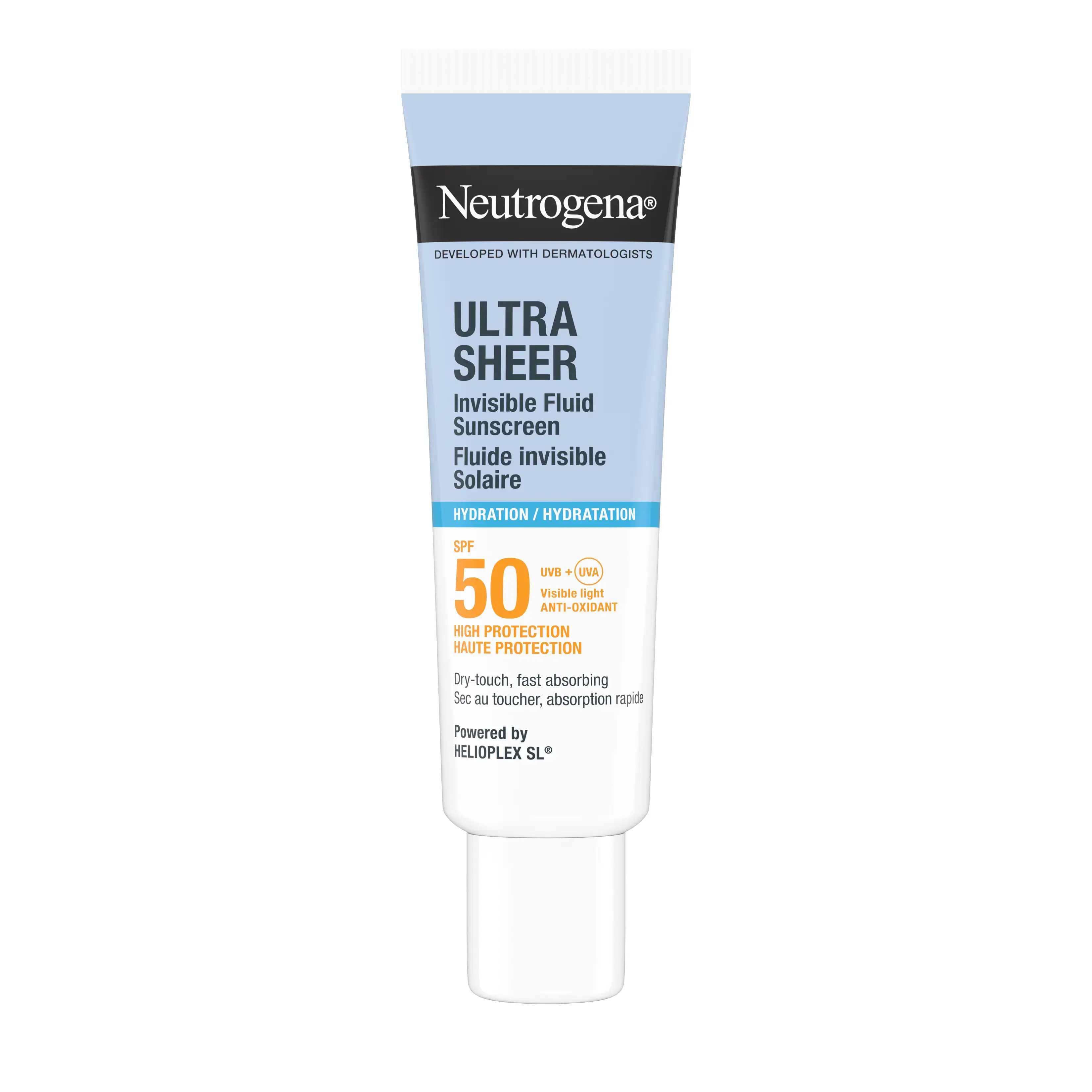Neutrogena® Ultra Sheer Invisible Fluid Sunscreen Hydration SPF50