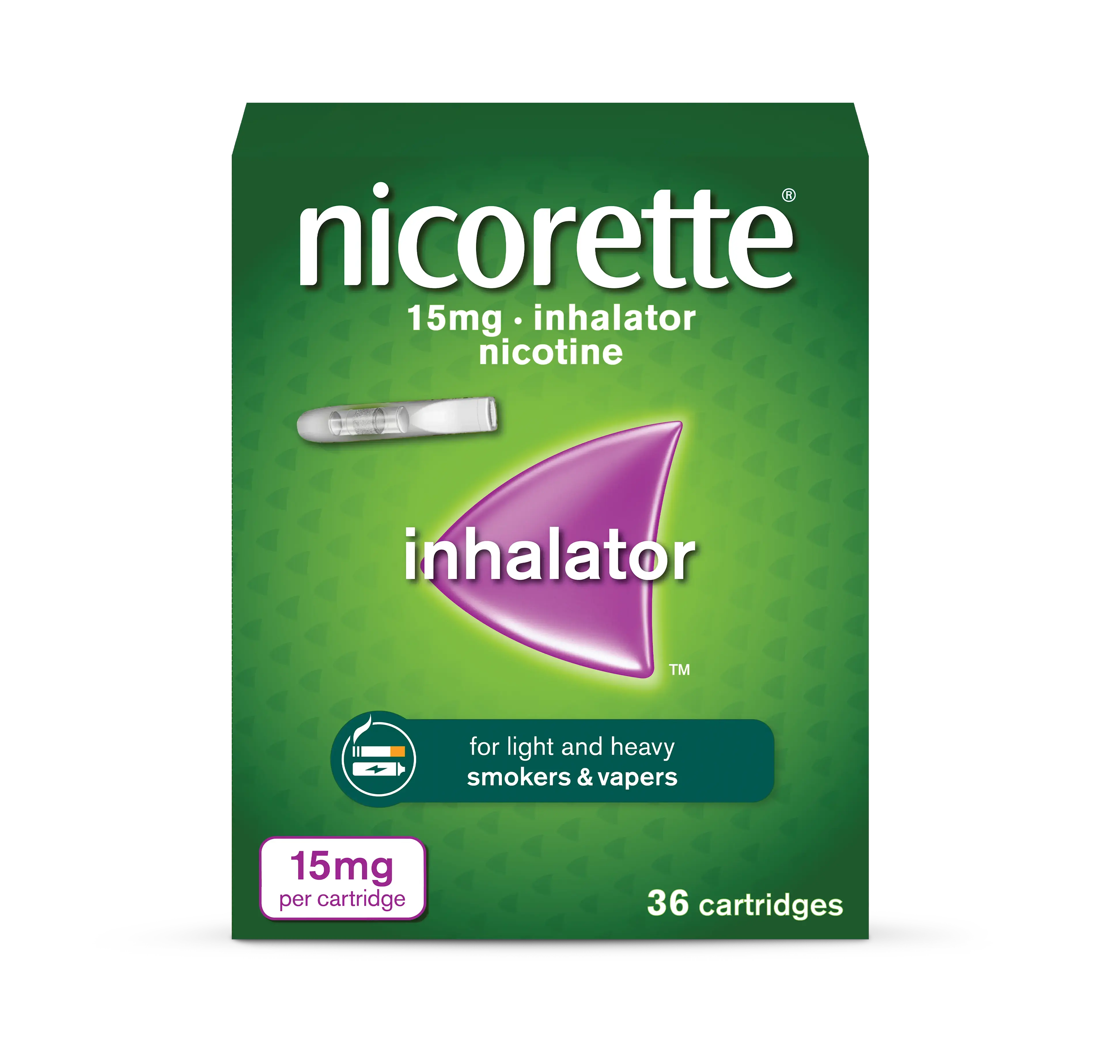 Nicorette Inhalator 15mg 36 Cartridges