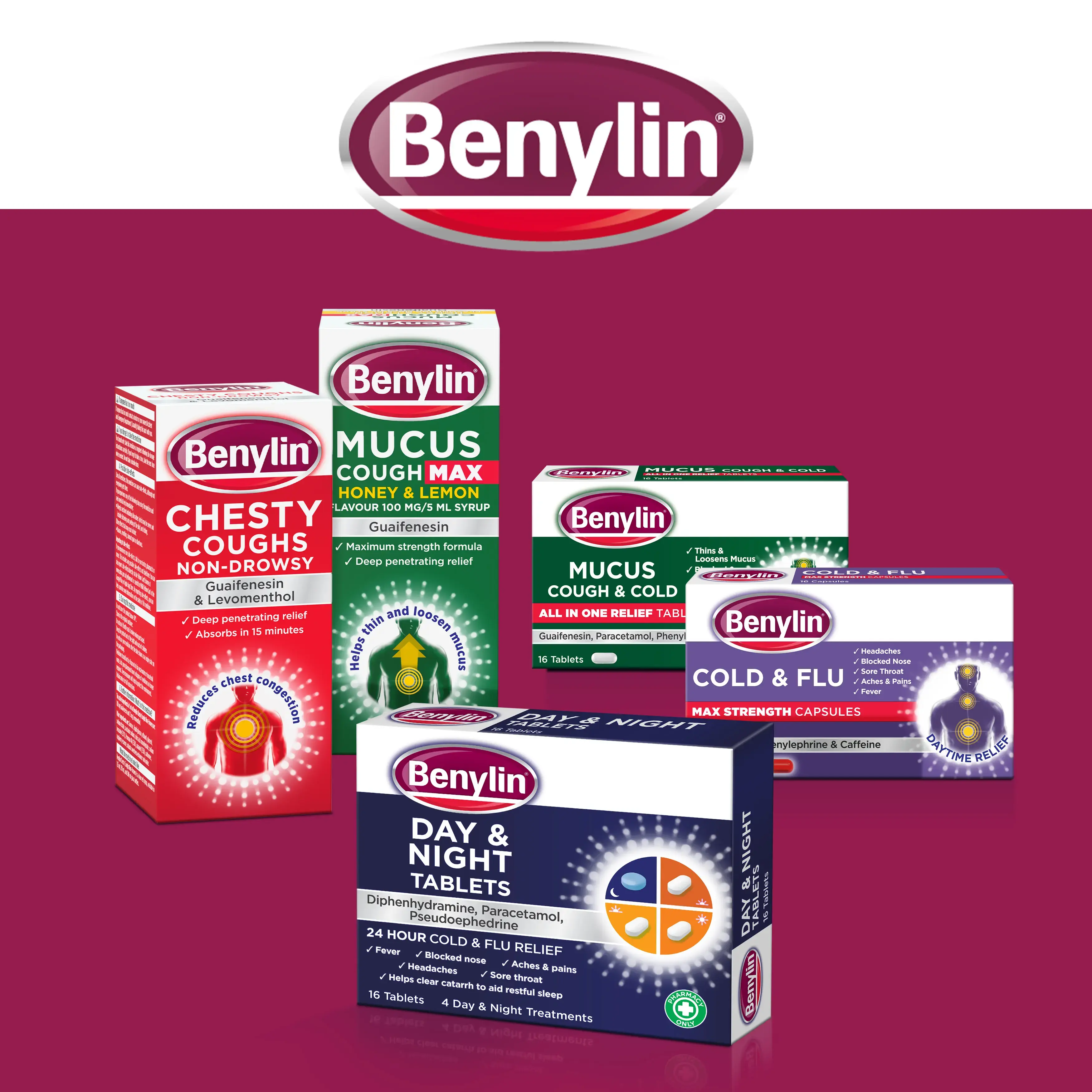 Image showing Benylin packshots