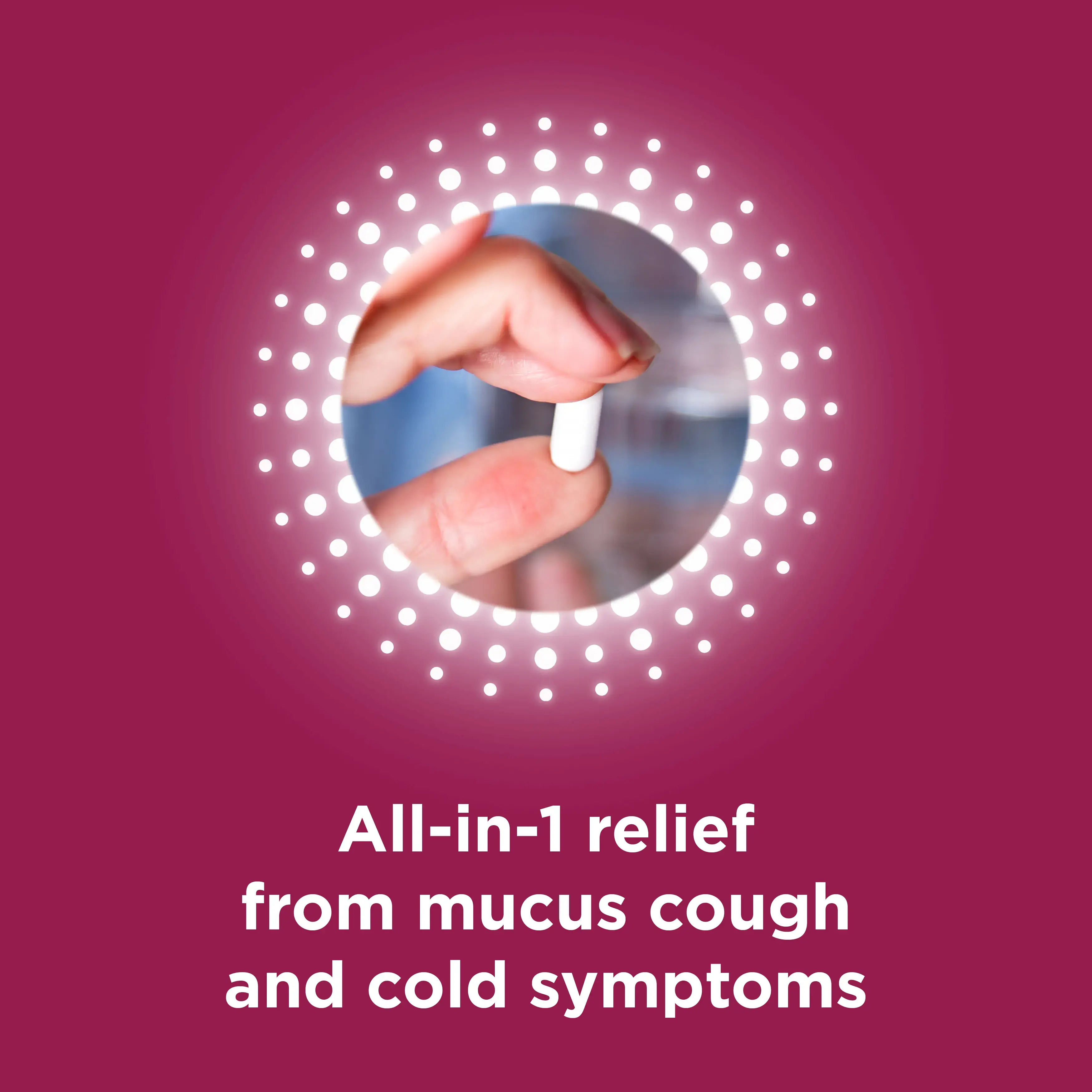 All-in-1 relief from mucus cough and cold symptoms