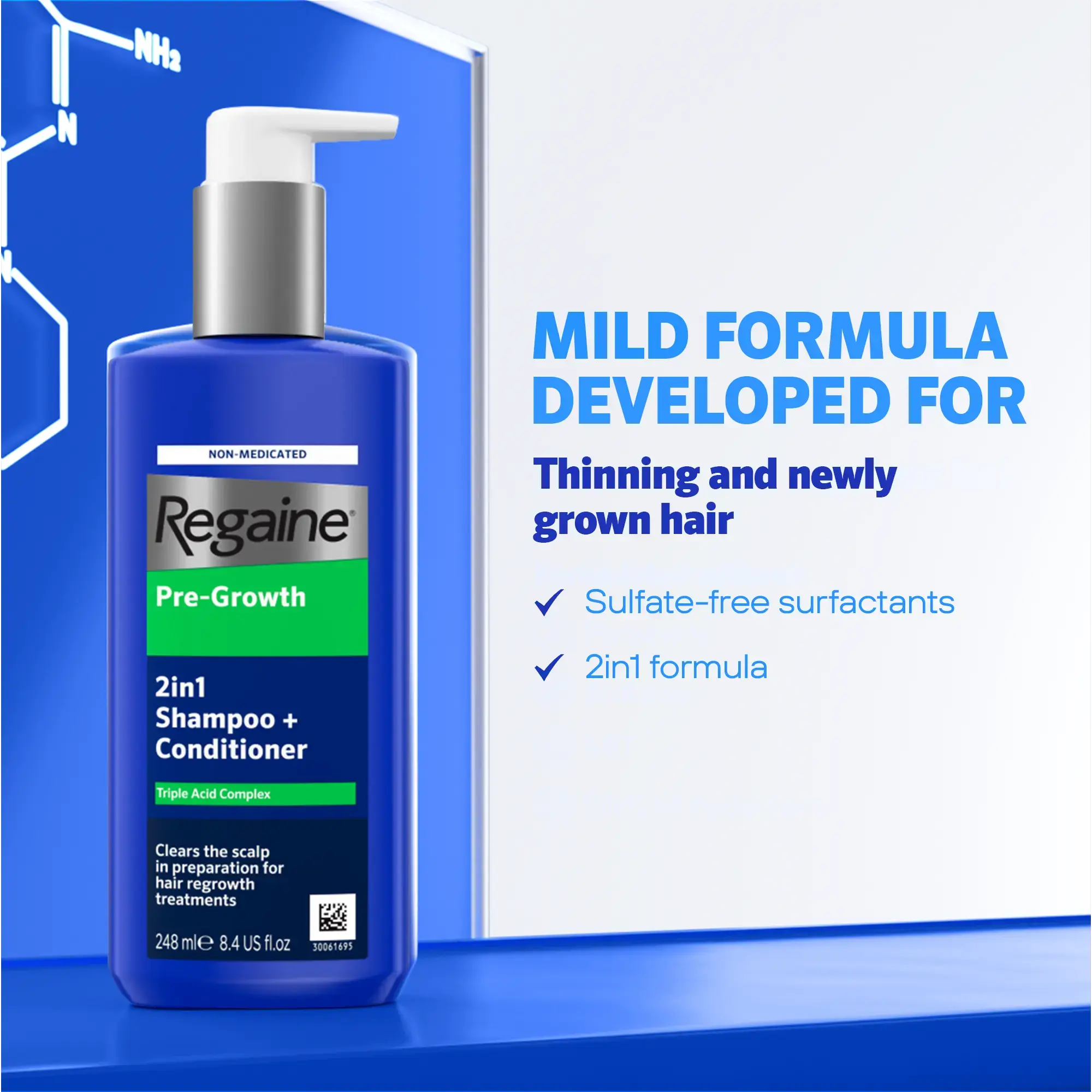 REGAINE® PRE-GROWTH 2IN1 SHAMPOO & CONDITIONER