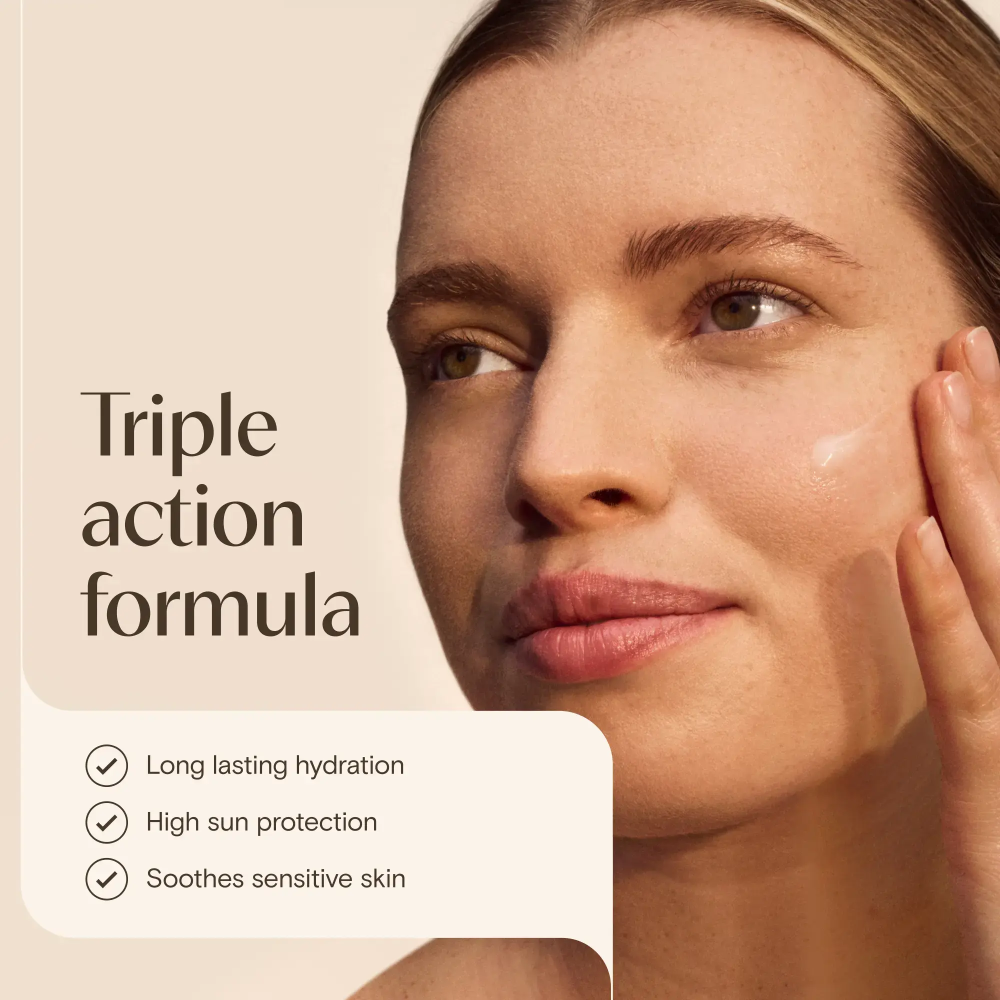 Aveeno CALM+RESTORE® Moisturising Lotion SPF50 50ml - Image 3