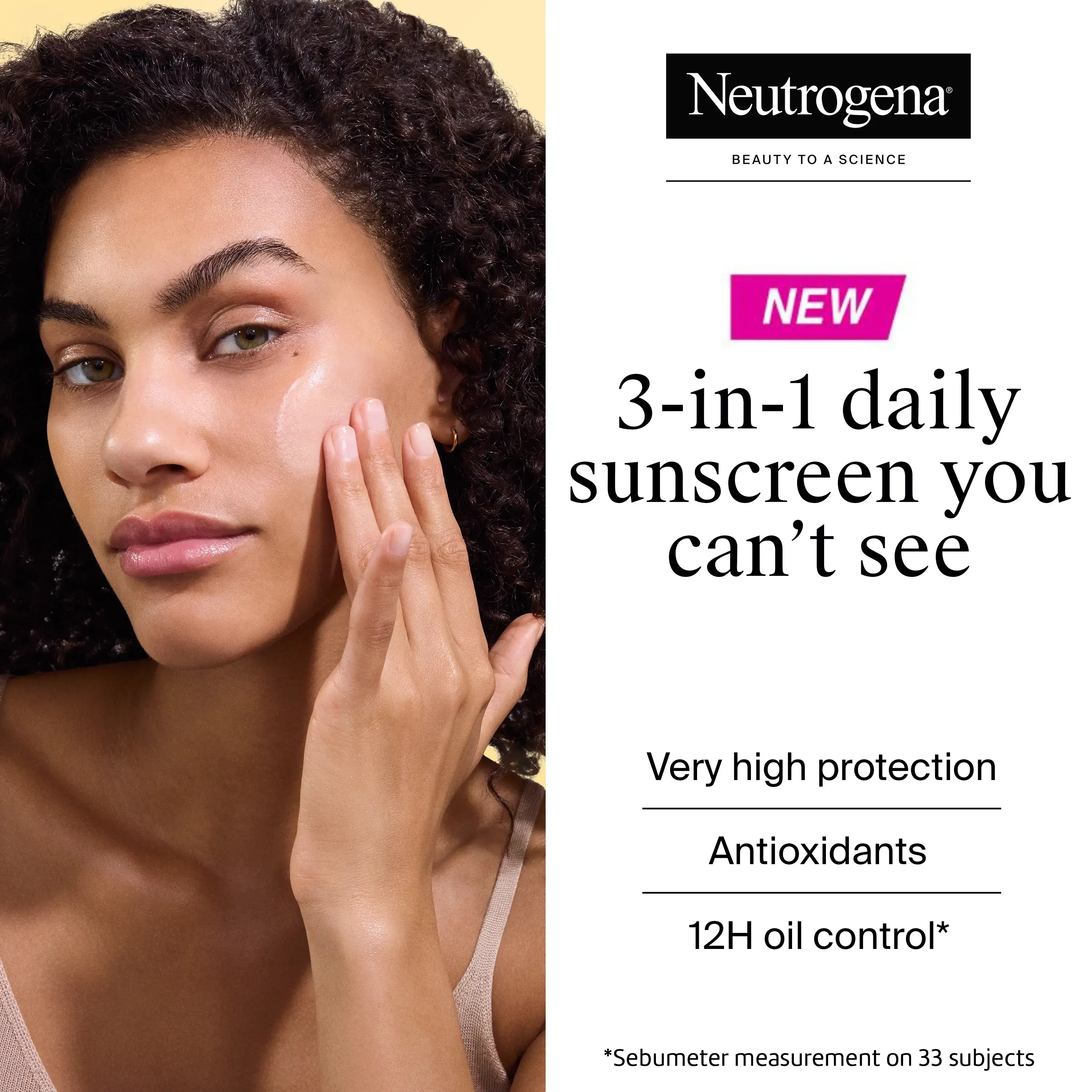 Neutrogena® Ultra Sheer Invisible Fluid Sunscreen Oil Control SPF 50+