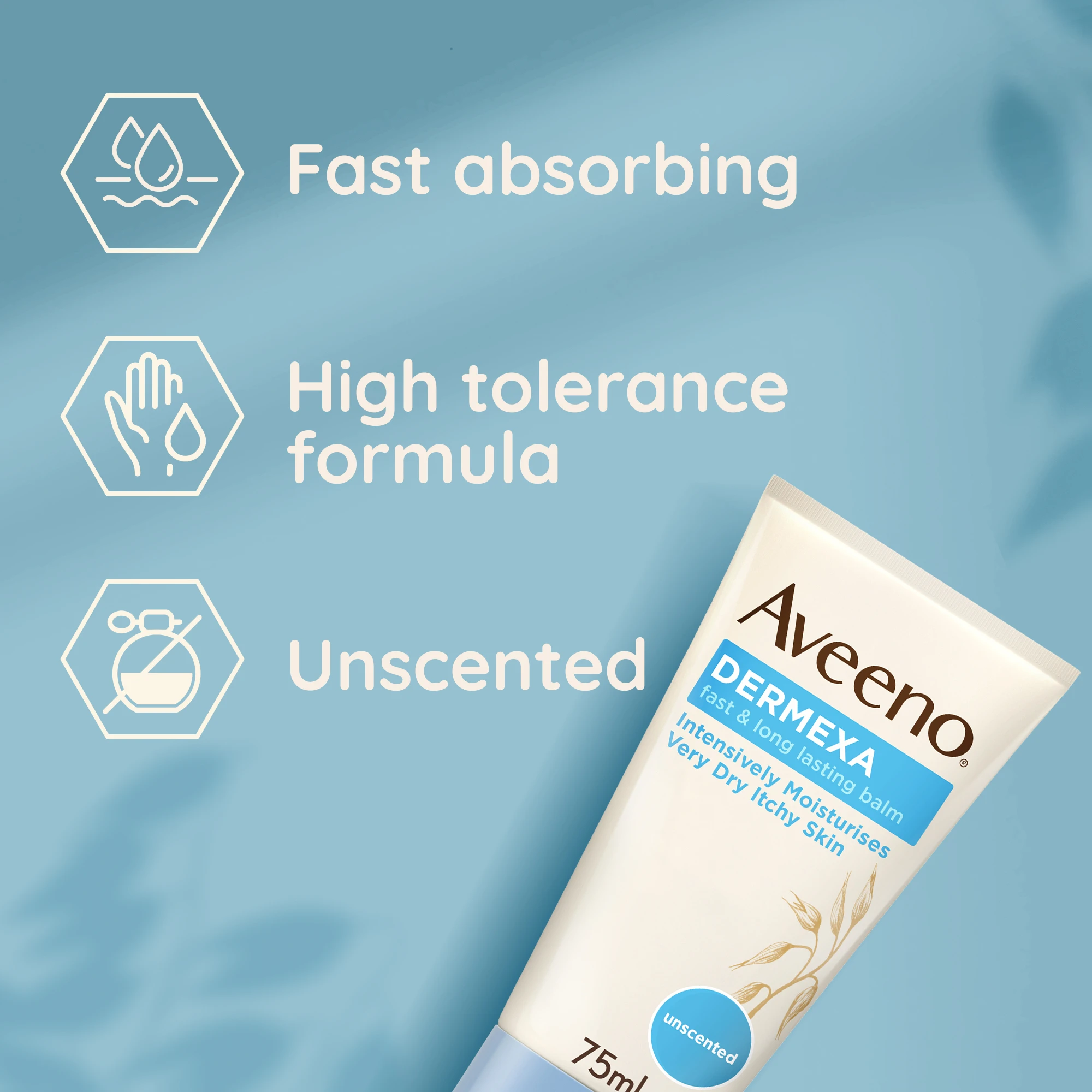 fast absorbing, high tolerance, unscented