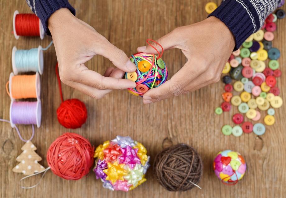 Des boules recyclées