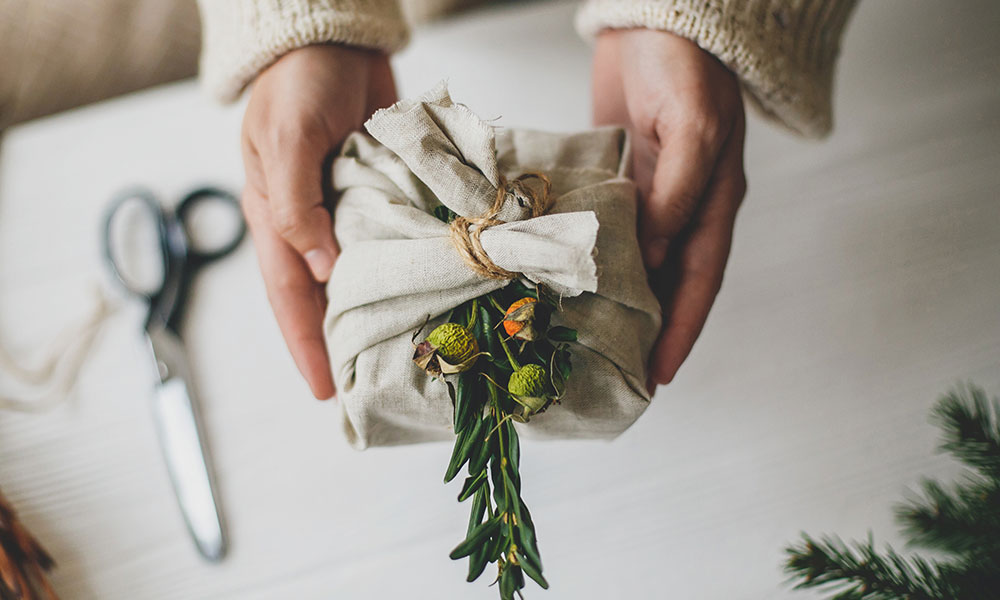 7 papiers cadeaux zéro déchet pour Noël