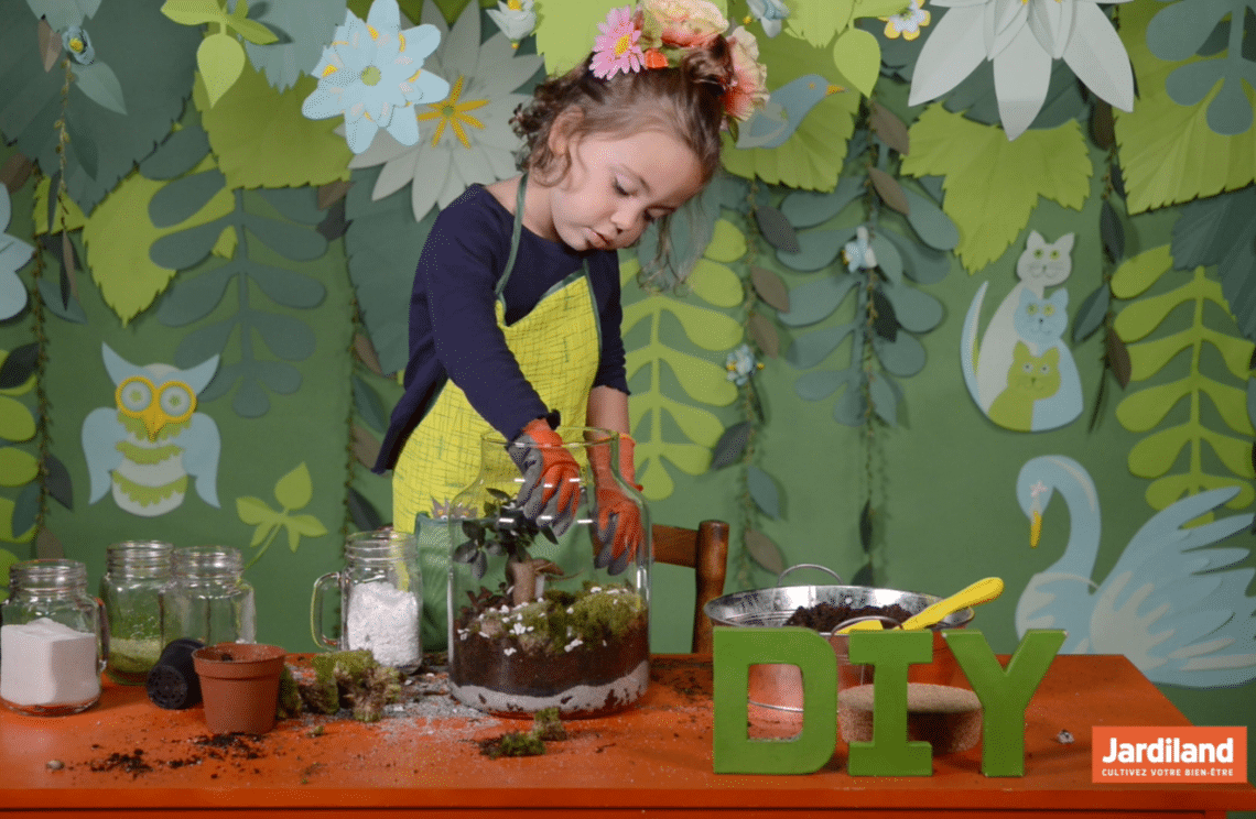 Créer un terrarium dans un bocal fermé