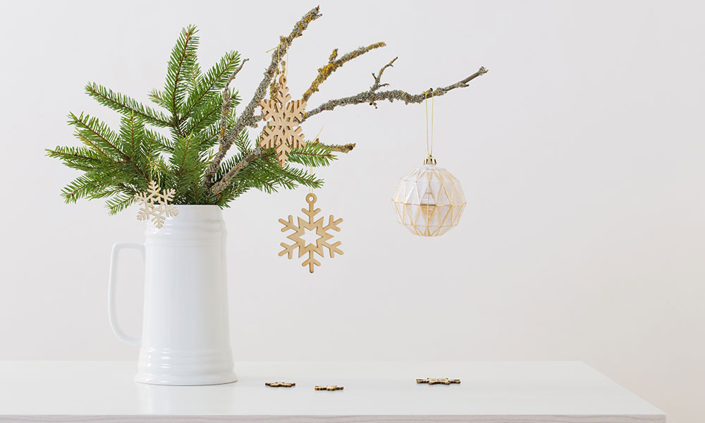 Sapin de Noël dans la maison