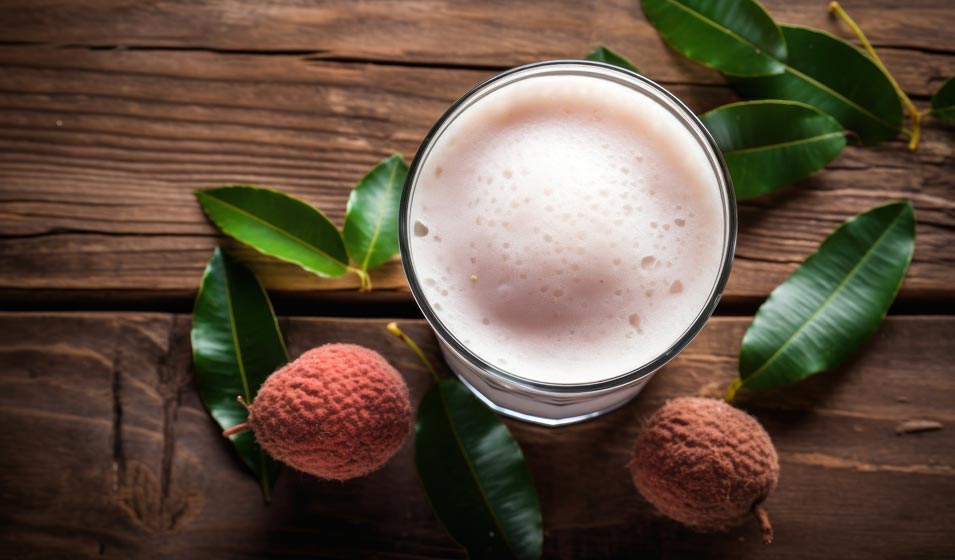 Un litchi qui "smoothe"