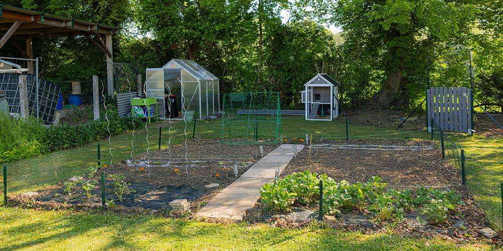 Un petit potager certes, mais bien optimisé