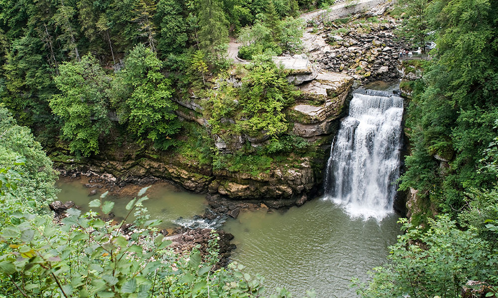 Le saut du Doub