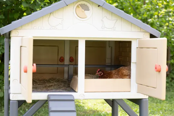 Smoby - Poulailler en plastique 5 poules MIJ