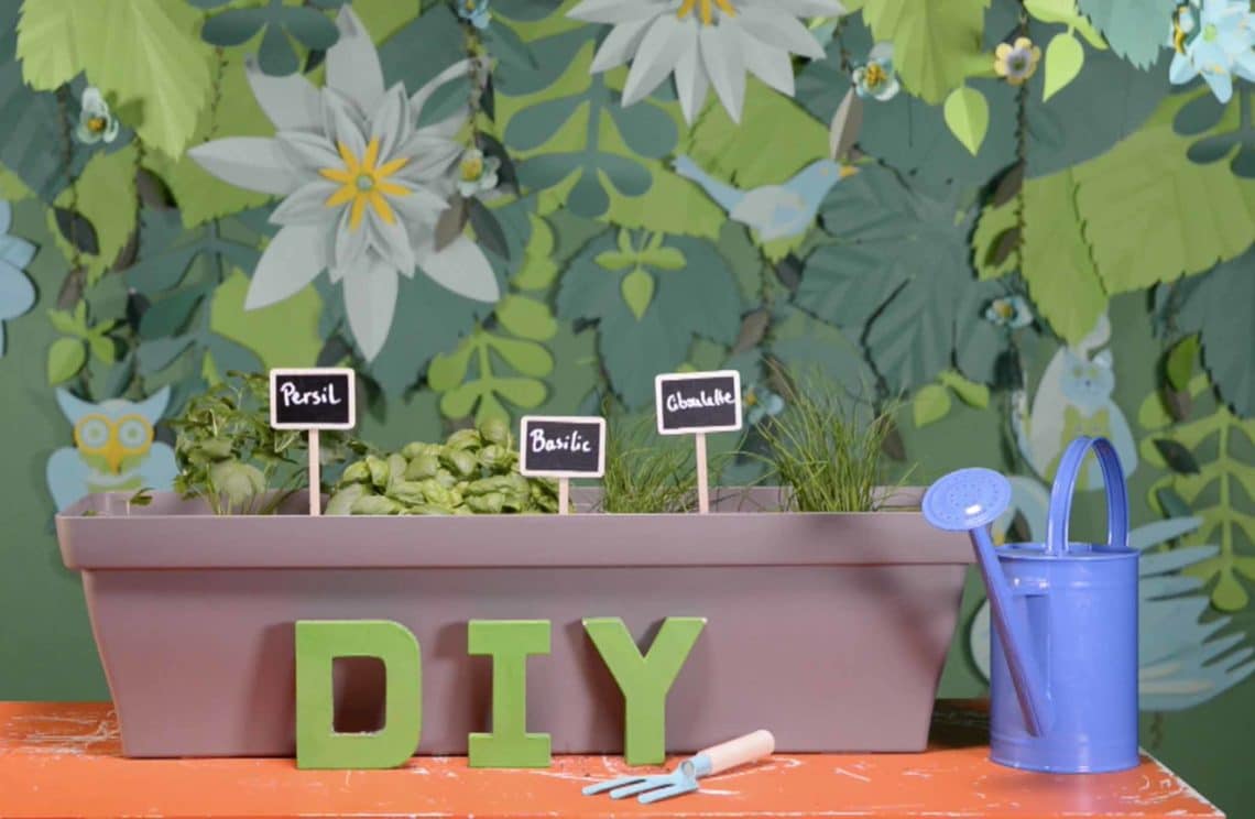 Créer une jardinière d'aromatiques
