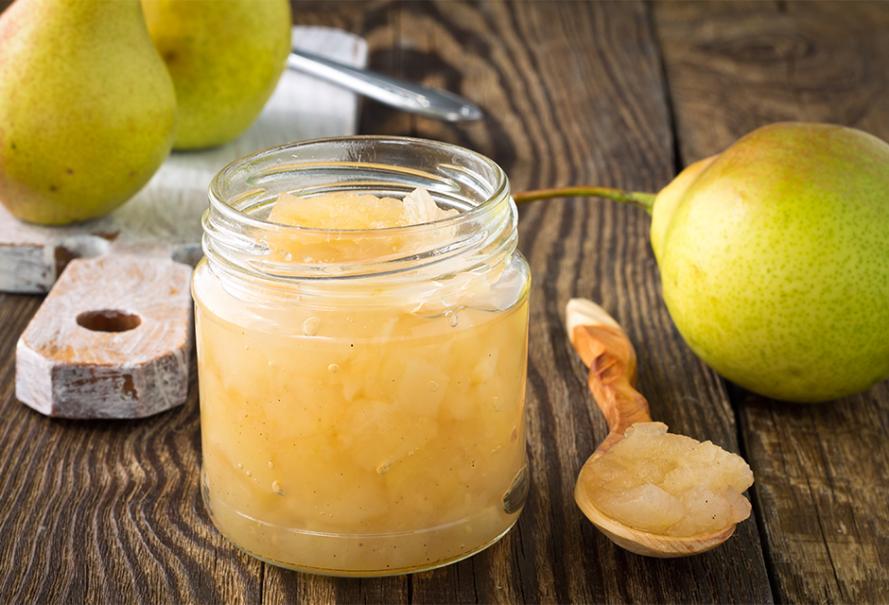 Compote pommespoires au miel Gamm vert