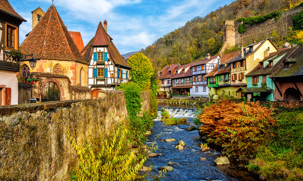 Les vignes de la route des vins d'Alsace