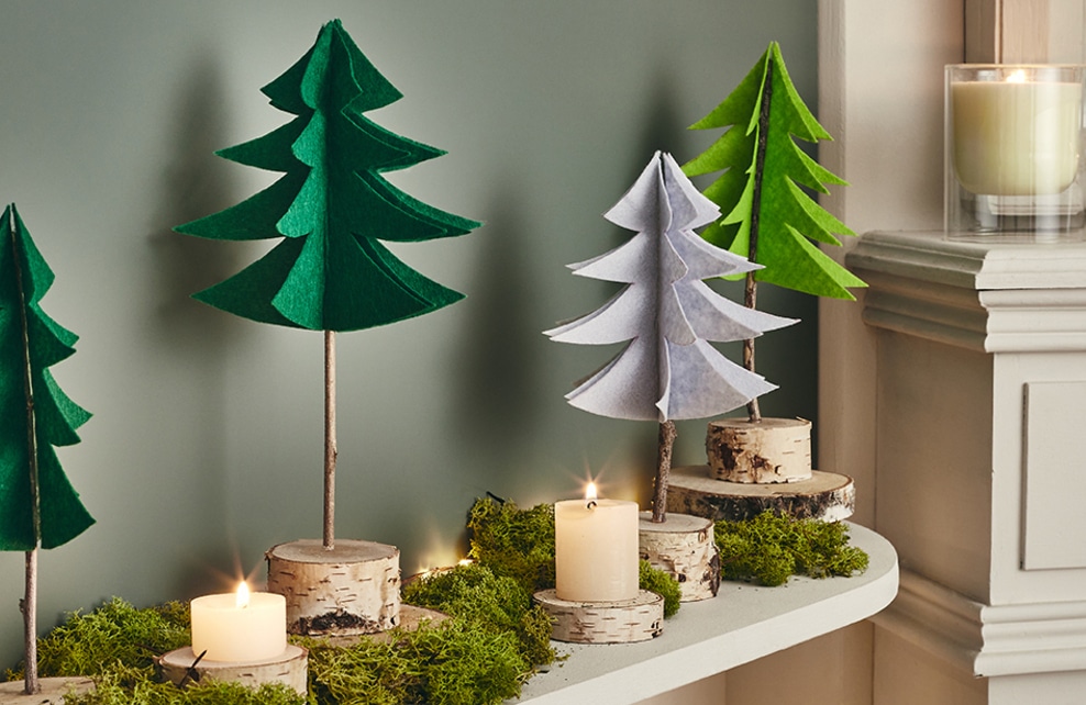installer les mini sapins