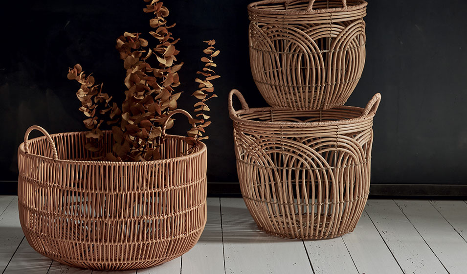 Panier effet rotin grand modèle - ECLOZ