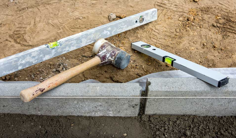 Le béton, grand spécialiste des lignes droites !
