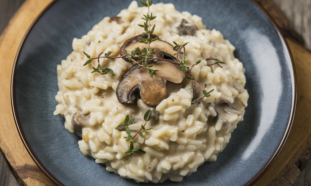 Le risotto aux champignons, une autre façon de les cuire pour les mettre en valeur