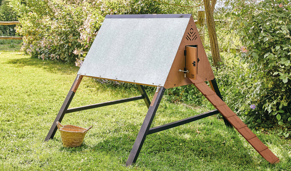 Un poulailler original en forme de tipi et modulable ! 