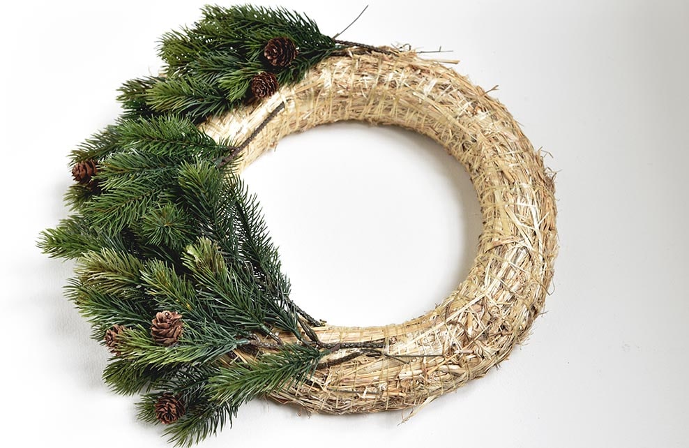 Les branches sur la couronne