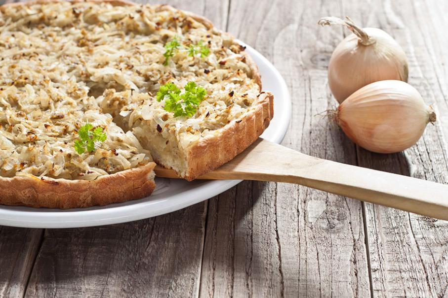 tarte à l'oignon