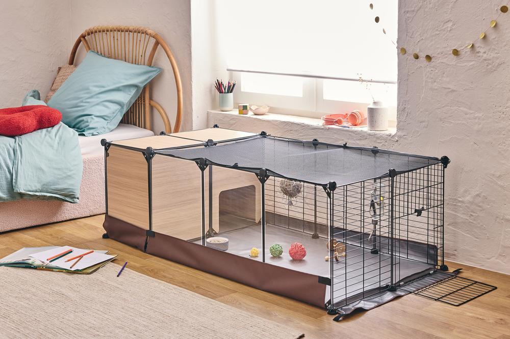 Zen Parc - Enclos modulable lapin nain et cochon d'Inde - PURE FAMILY