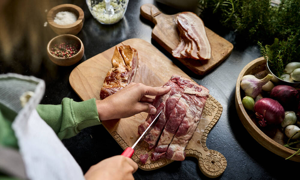 De la gorge pour le gras, de la poitrine pour la viande
