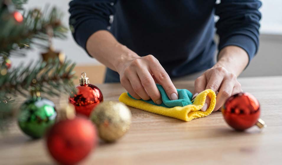 Le chiffon microfibre, votre meilleur allié pendant les fêtes 