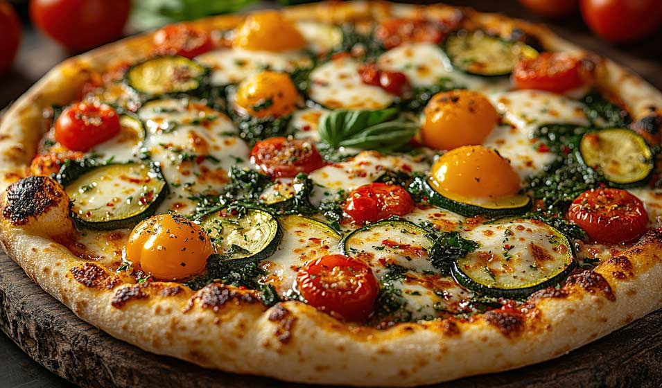 Pizza aux légumes