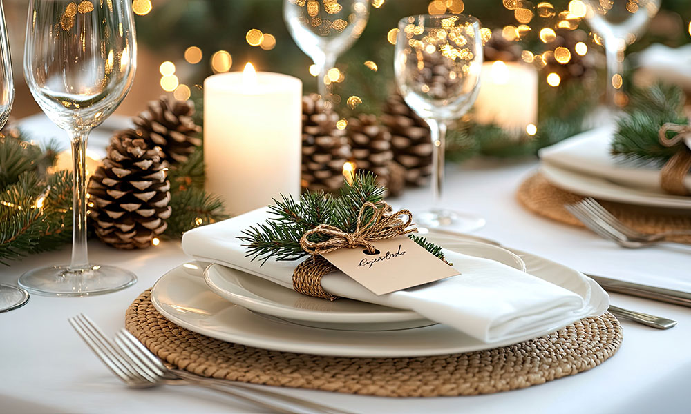 Ornements De Noël Exotiques Tons Terreux - Lot De 5 (3 Styles Différents) - NEUF