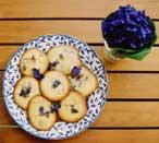 Tuile à la violette