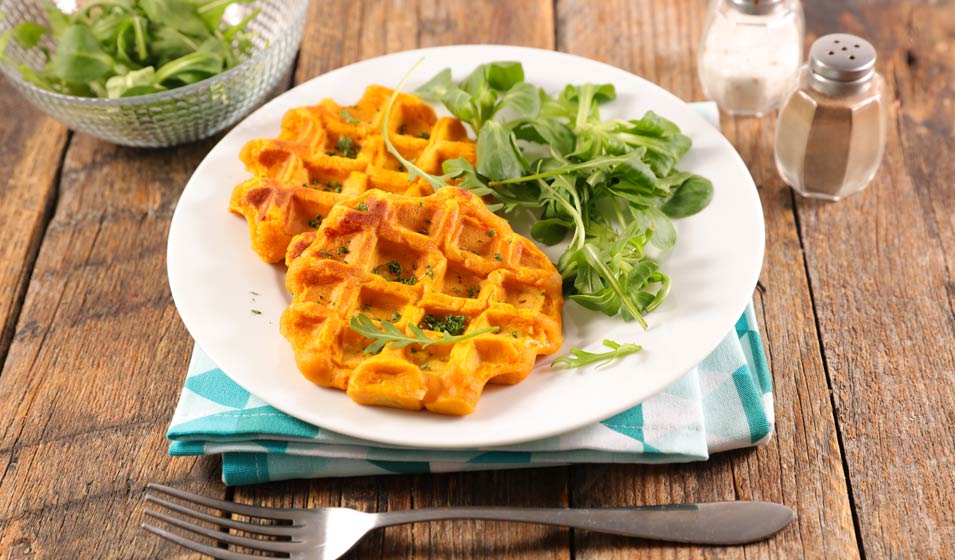 Gaufres de patate douce