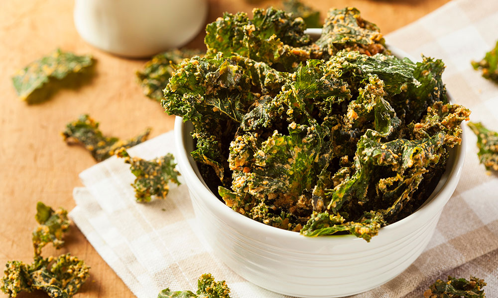 Chips de chou kale