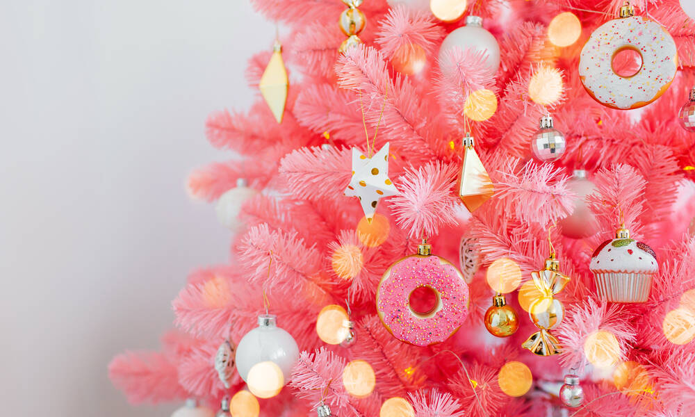 Un sapin rose, pour casser les codes !