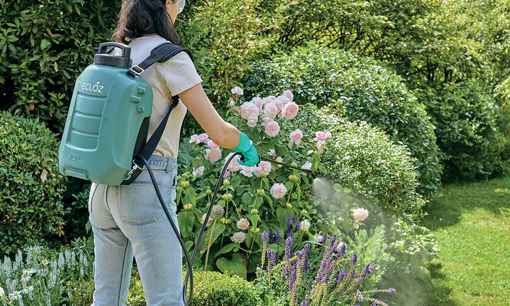 Un pulvérisateur électrique avec buse Viton ECLOZ