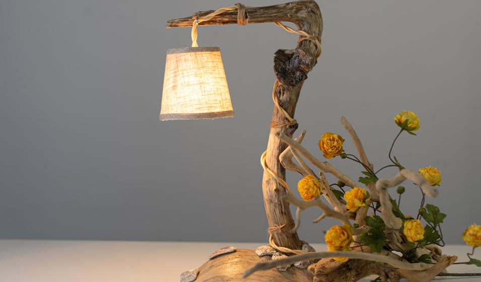 Lumière sur le bois flotté