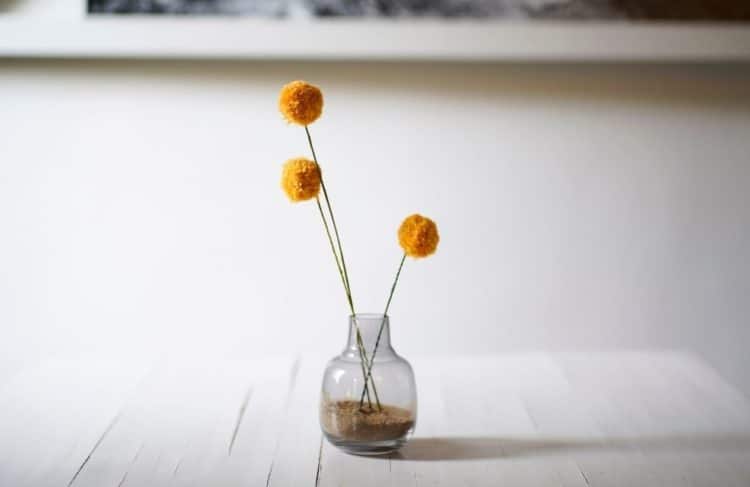 Des fleurs de pompons !