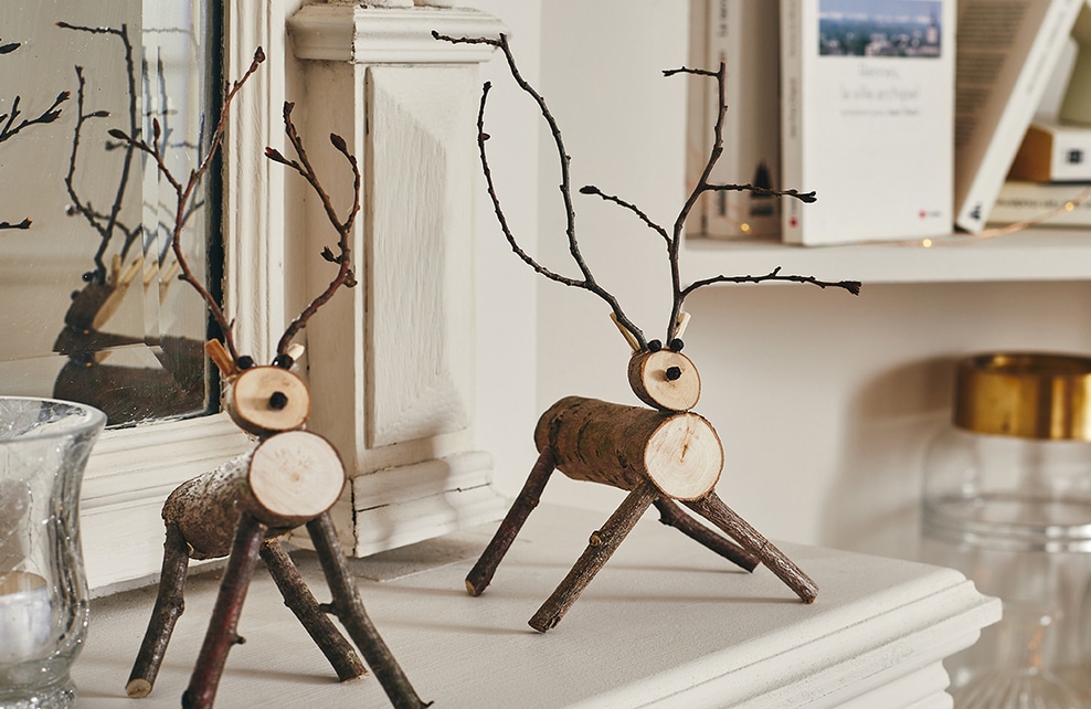 Présentoir De Sapin De Noël Xmas3 En Bois | Xsmall : 45cm De Haut 27cm De Diametre
