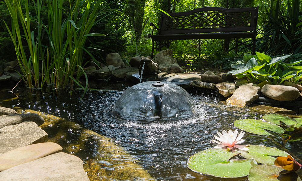 Pompe, filtre et jet d’eau sont indispensables au bon équilibre du bassi