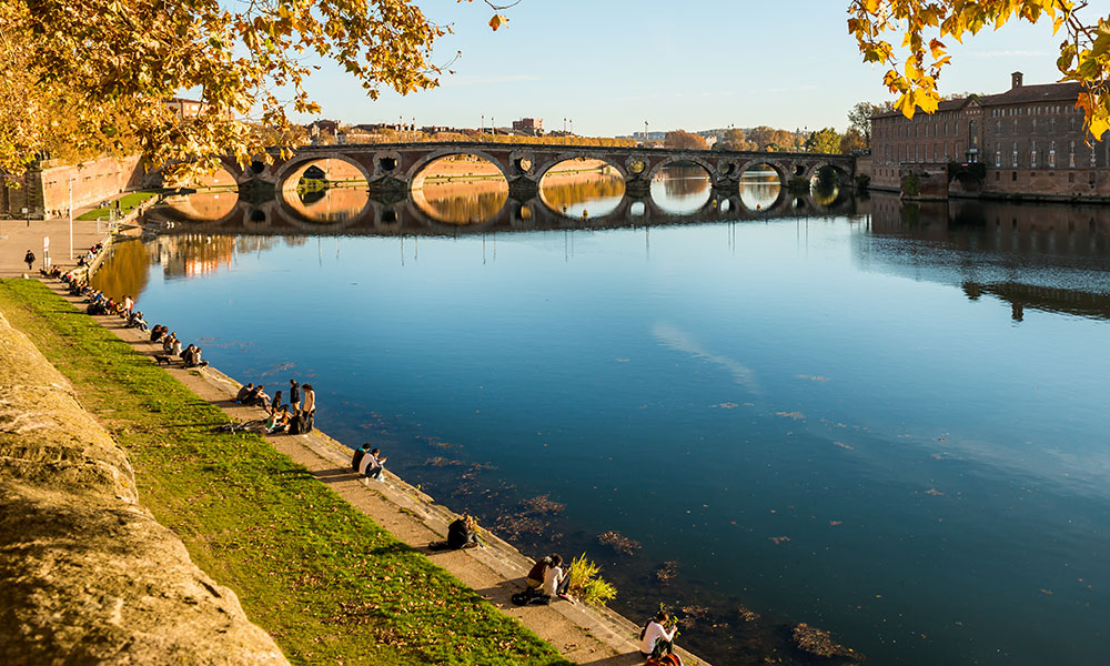  La Garonne et le Pont Neuf, Toulouse