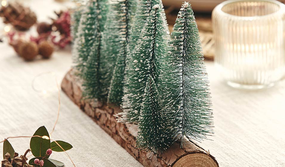 Trop craquants, les petits sapins de table !