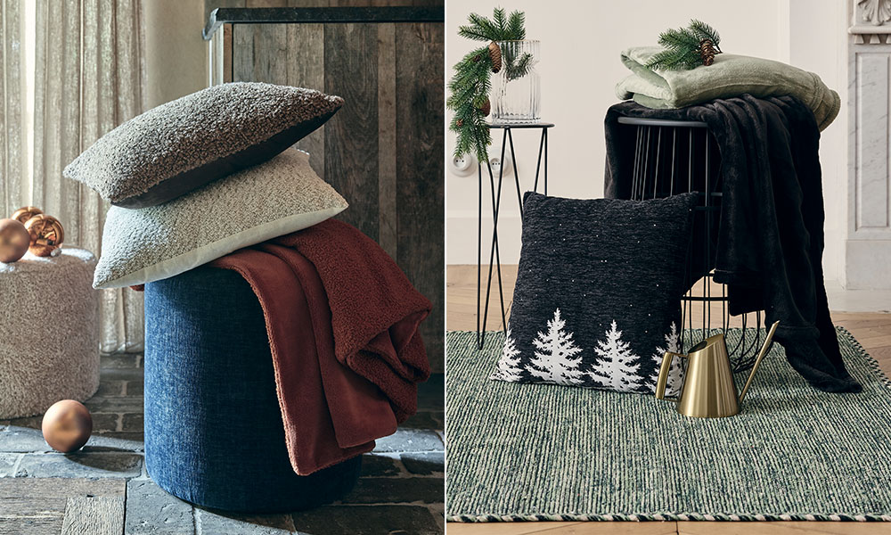 Coussin - bouclette - ECLOZ & Tapis en coton L.200 x l.140 cm - ECLOZ