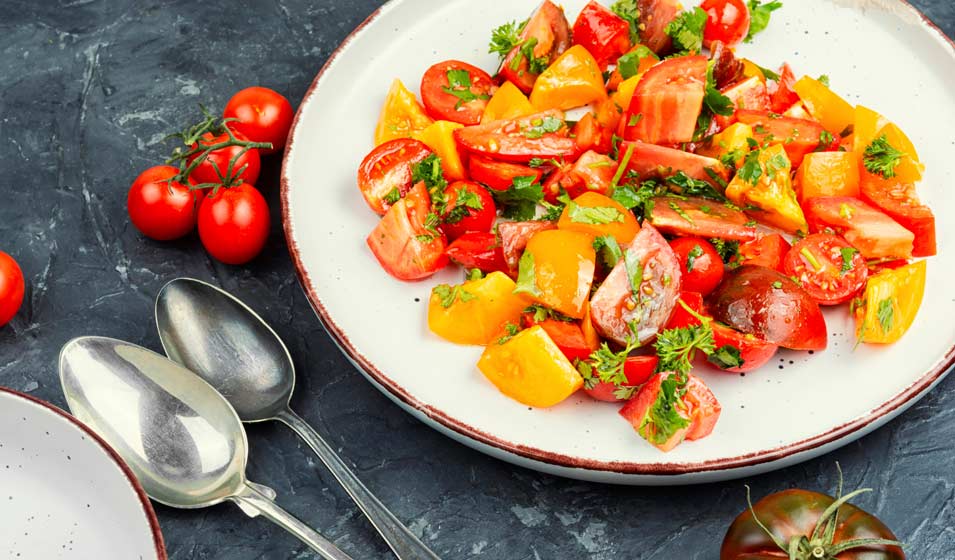 Une salade pleine de soleil