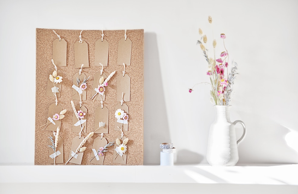 fixer les bouquets