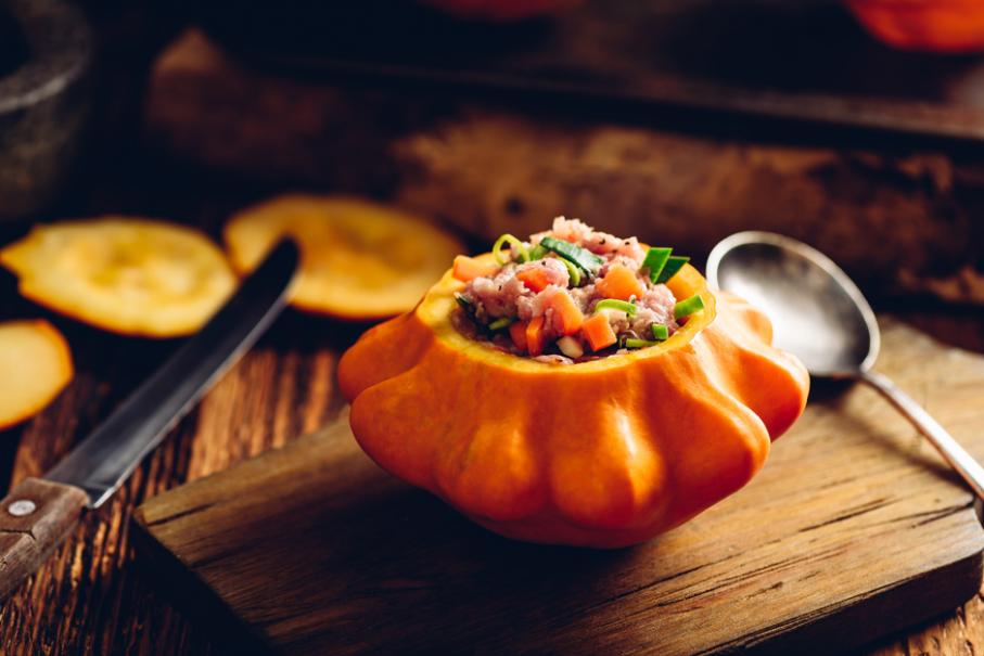 Soupe crémeuse à la courge