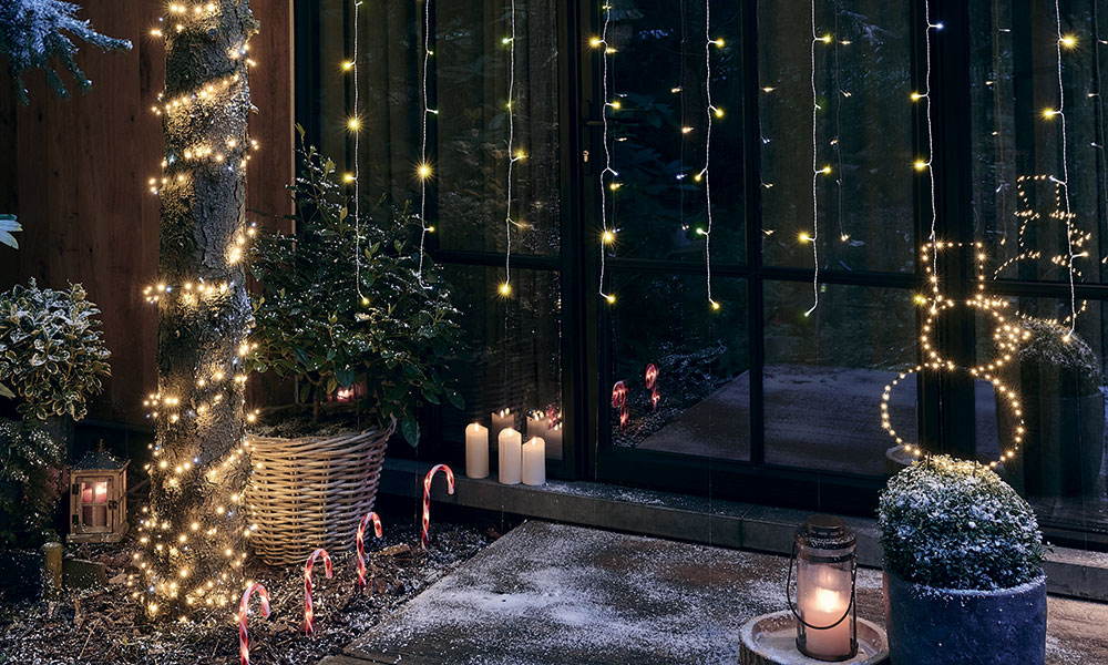 On habille de lumières l'extérieur
