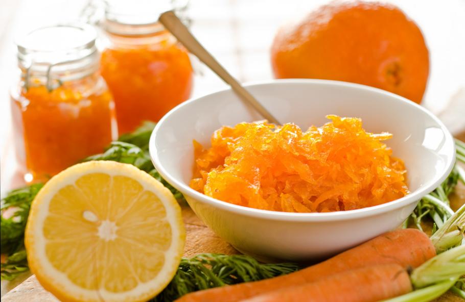 Marmelade de carottes à l'orange