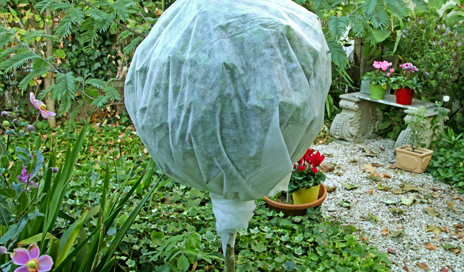 Protection hivernale des plantes, grand sac de protection contre le gel  pour plantes en pot, plante en pot, sac de protection pour plantes d'hiver  antigel 