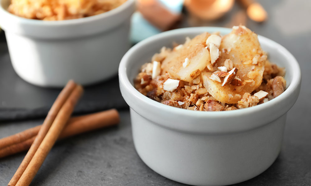 Crumble aux pommes